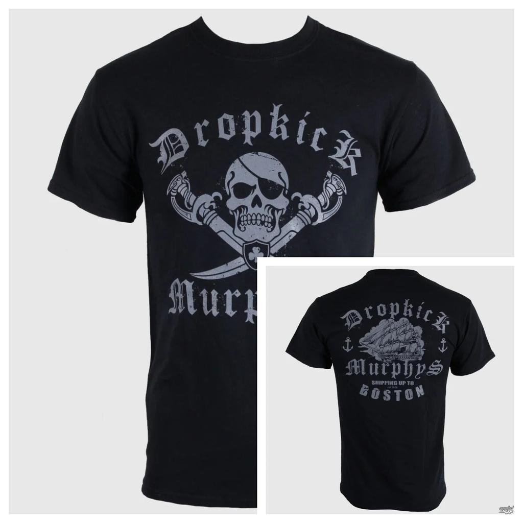 Dropkick Murphy Retro 3D Printed Summer Neutral Tshirt Shirt Street American Fashion Short Sleeve Round Neck Top Mens Wear