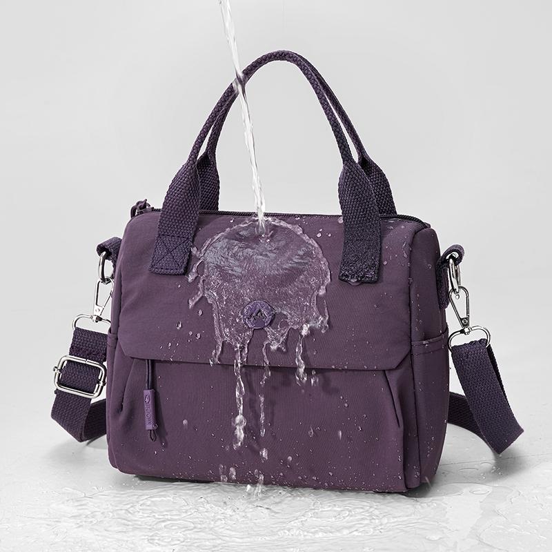 Vintage Women's Bag Lightweight Shoulder Crossbody Bag Solid Color Commuter Small Square Bag