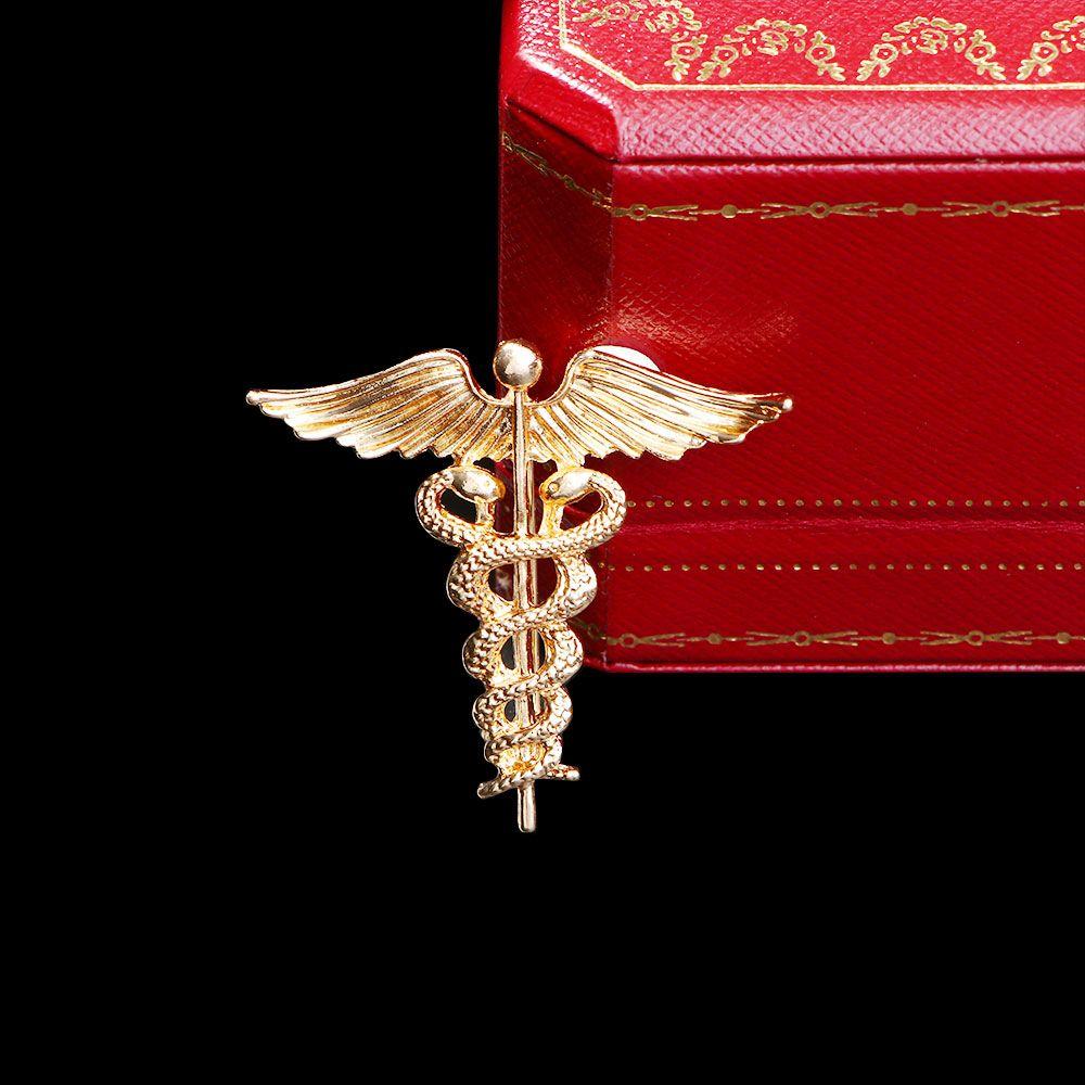 Retro Gift For Men Collar Clothing Snake Metal Angel Wings Jewelry Brooch Pins Corsage Accessories