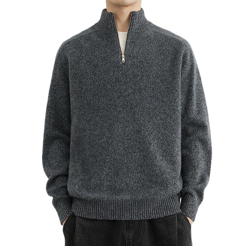Pierre Cardin Men's Stand-Collar Half-Zip Knit Sweater