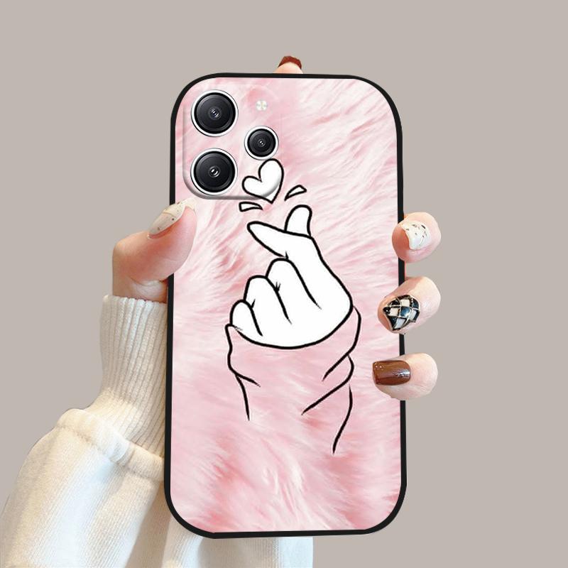 For Redmi 12 4G 5G Silicone TPU Soft Case For Redmi 12R Phone Bumper Cover For Xiaomi Redmi Note 12R 5G Protective Fundas Cases