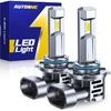AUTOONE 9012 LED Bulb, 800% Brighter, 3 Min Quick Tall, 20 Years Lifespan, No Flicker, 99% Compatibility