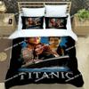 Film Titanic Leonardo DiCaprio Ložní souprava Povlak na přikrývku Postelová souprava Povlak na přikrývku Povlak na polštář Přikrývka Královská velikost Královna Velikost Pro kluky Pro dospělé