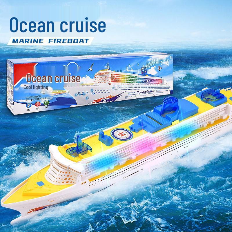 

Children s Large Electric Toy Speedboat with Lights and Music