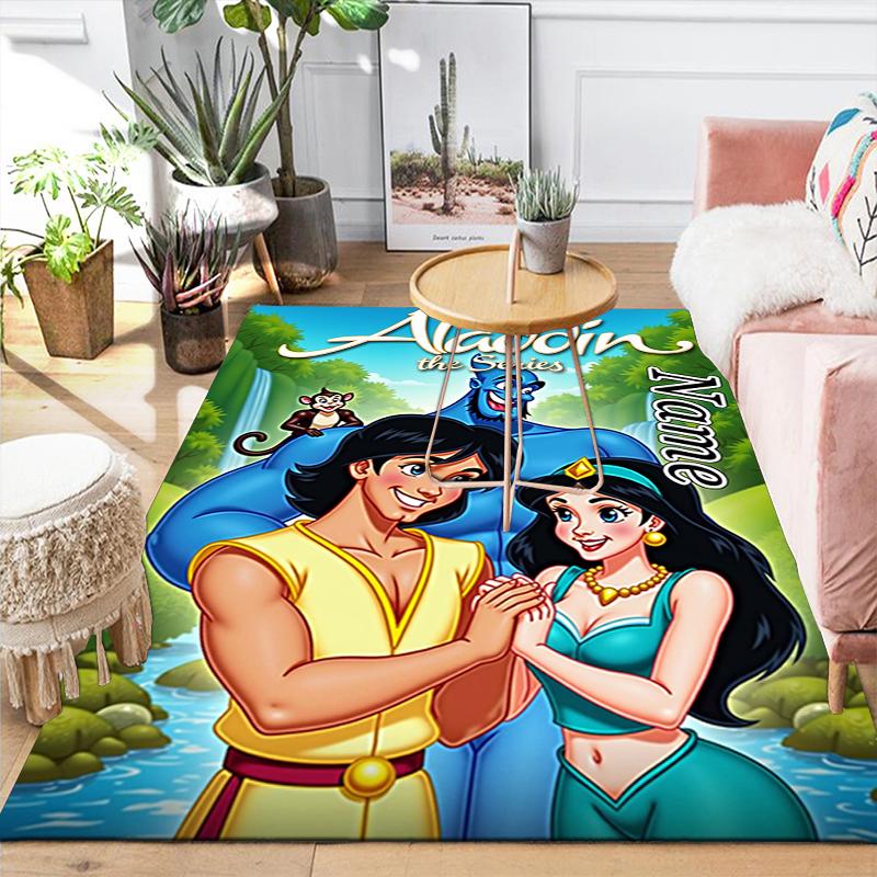Custom 1Pc Aladdin'S Magical Adventure Rug Office Carpet Indoor Outdoor Entrance Doormat Nonslip Soft And Comfortable Living Room D916234