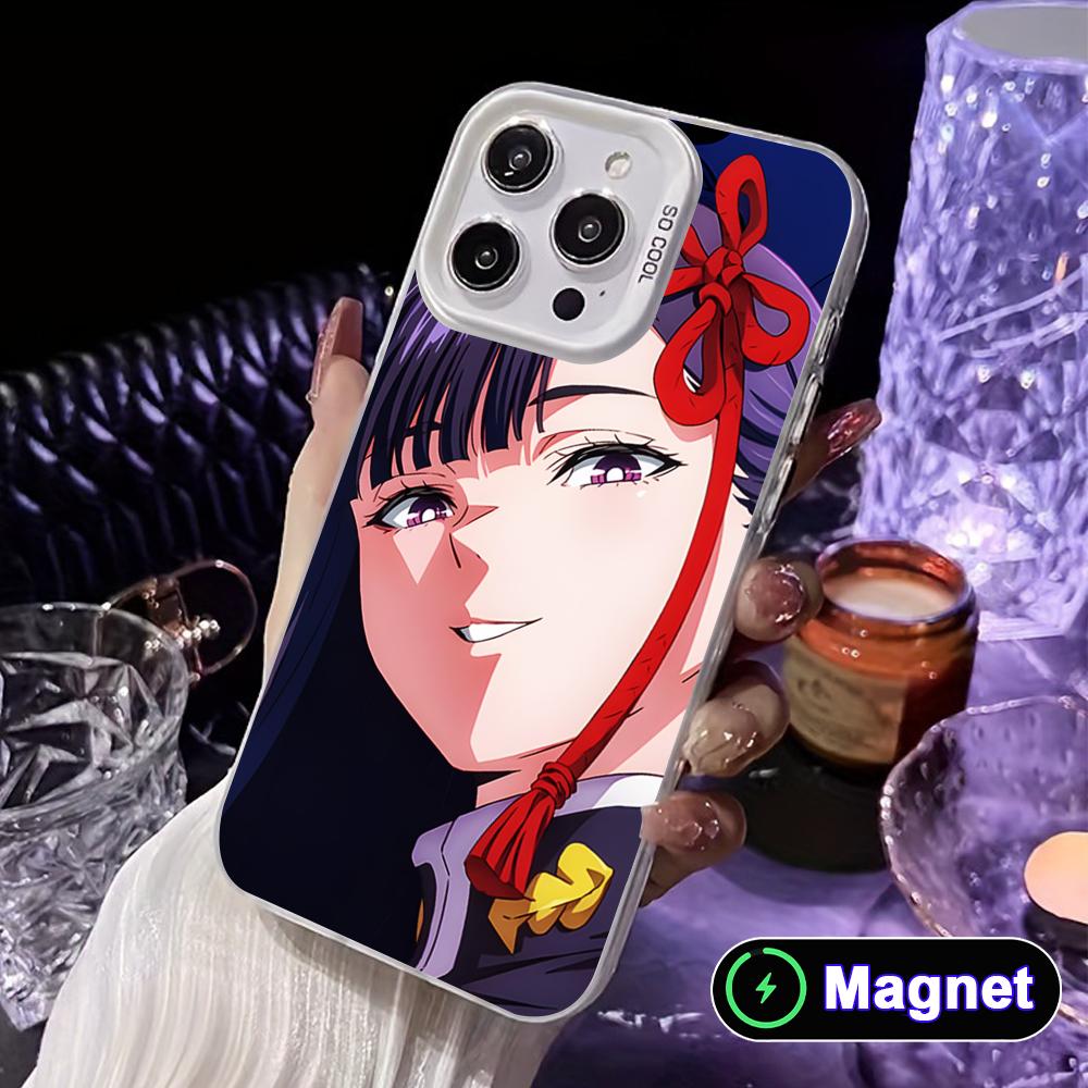 

Mato seihei Ren Yamashiro White Translucent MagSafe Mobile Phone Case for iPhone 17 16 15 14 13 12 11 X XR XS Air Pro Max Plus iPhone 13