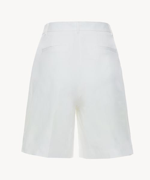 RIDIFI Two-Tuck Bermuda Pants_White