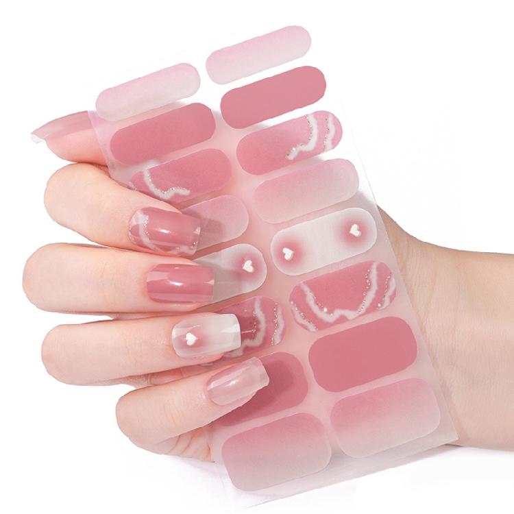 French Manicure Stickers Set Chip Resistant Design Seamless Adhesion Perfect For Short Or Long Nail Shapes