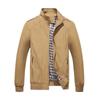 Jacket Business Casual Men's Jacket Casual Standing Collar Solid Coat Jacket