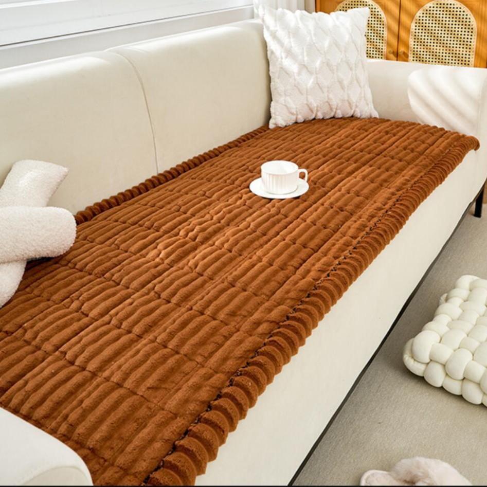 

Осень и Зима Новый Плюшевый Прямой Ряд Подушка для Дивана Утолщенная Нескользящая Высококачественная Массивная Древесина Кожа Подушка для Сиденья Дивана Чехол Подушка 70*70cm