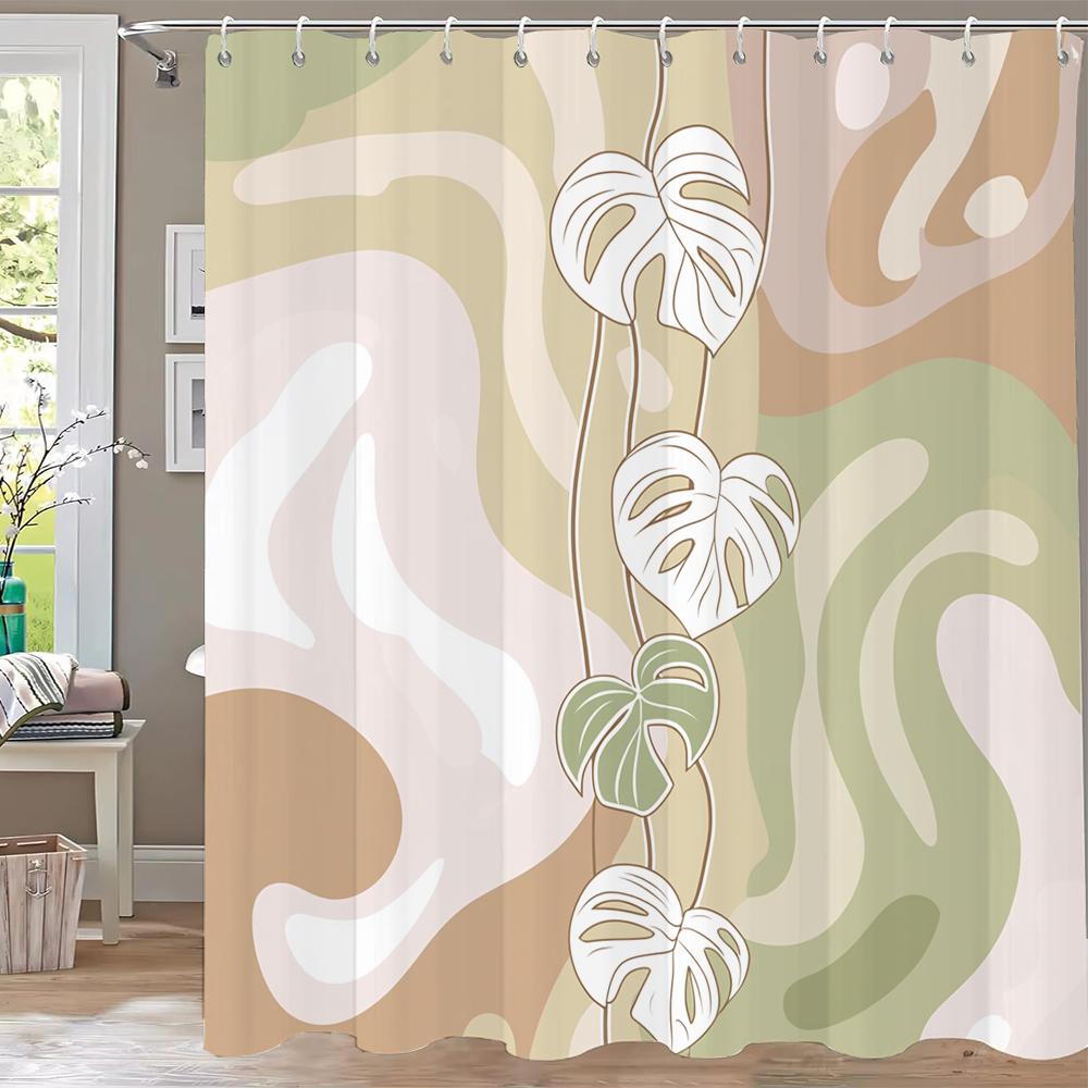 

Scenery Outside The Blue Beach Window Shower Curtain, Bathroom Decorative Curtain,Waterproof Polyester Restroom Accessories W60H190(CM)-1 Pcs