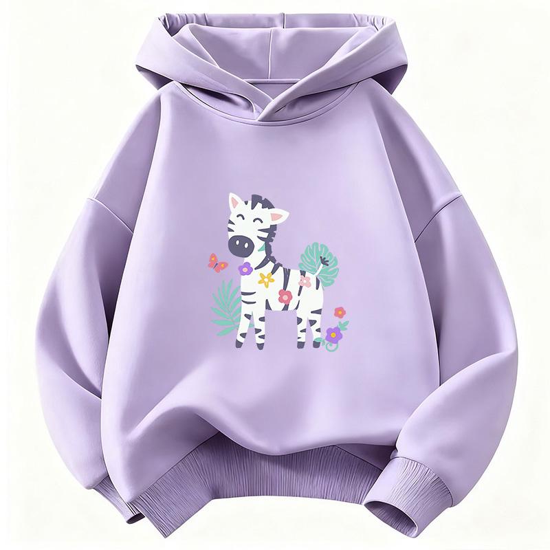 Colorful Cartoon Horse Cute Hoodie Kids Children's Sweatshirt Cute Graphic Hoody for Boys Girls Autumn Winter Casual Hoodies