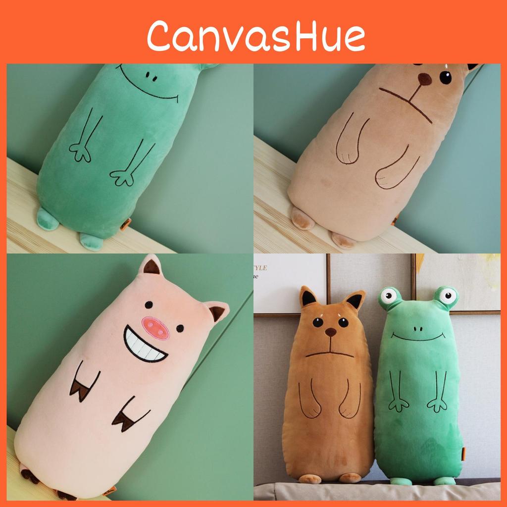 Cartoon Adorable Frog Rabbit Pig Plush Toy Nap Time Companions Gift Birthday