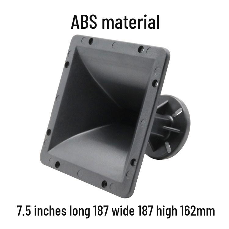 Speaker Tweeter Horn Driver: 4-14 inch, Flat/Screw Mouth, Plastic Horn