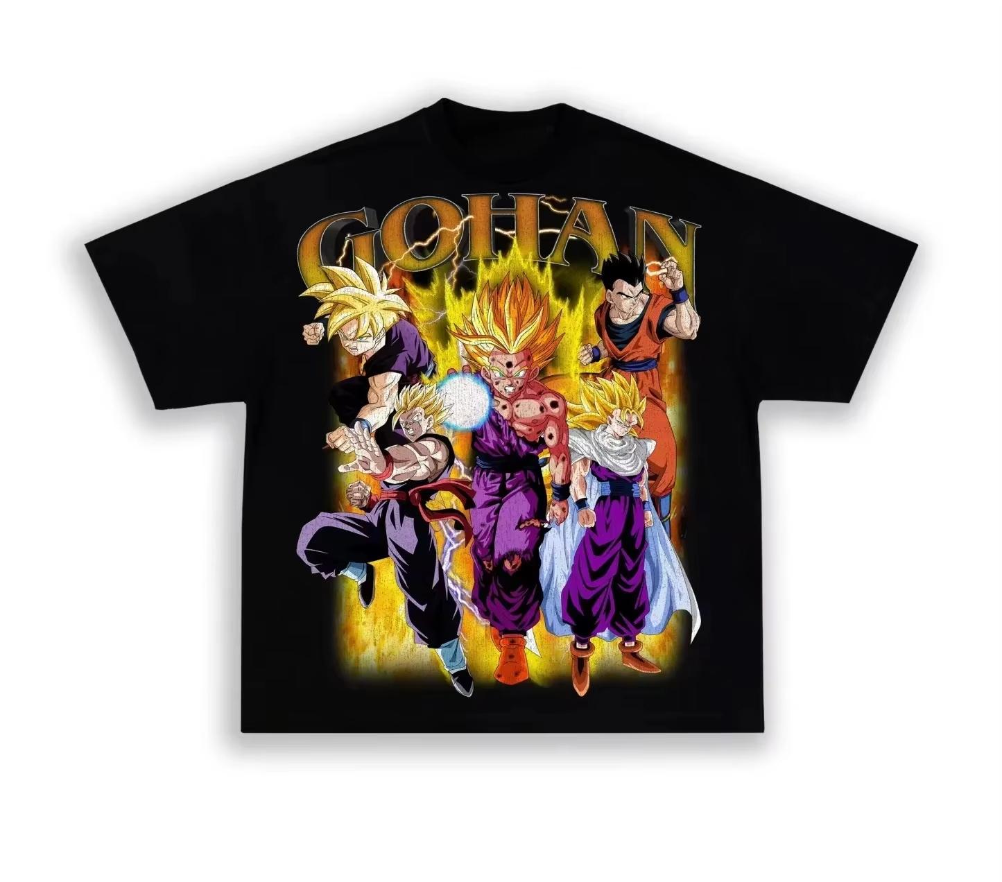 

2026 новый Dragon Ball МультиСтиль Аниме Тренд Летняя Дышащая и Износостойкая Уличная Футболка с Коротким Рукавом S