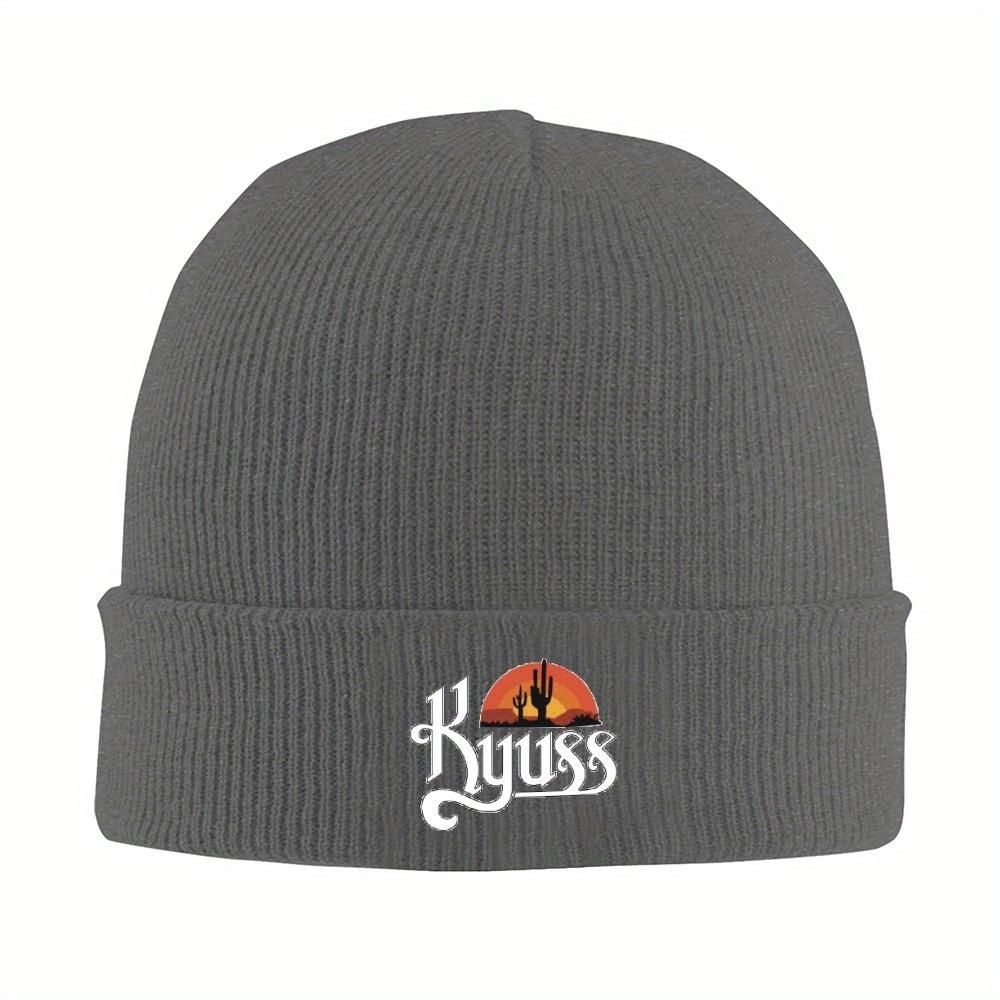 1pc Kyuss Rock Band Metal Music Beanie Hat For Winter Bonnet Knitted Hat