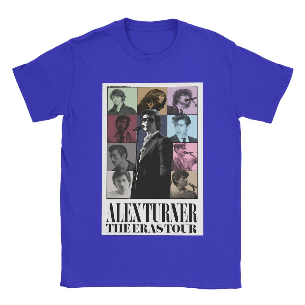 Funny Alex Turner Arctic Monkeys Rock Band  T-Shirts Men Crew Neck Pure Cotton T Shirt  Short Sleeve Tees New Arrival Tops