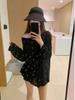 Women's Sheer Bow Print Long Sleeve Sun Protection Top - Spring/Summer Casual Cover-up
