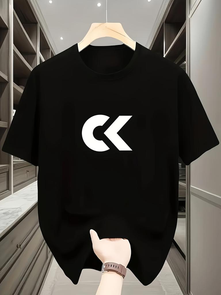Mens fashionable casual sports Tshirt Pure cotton fashionable casual street style short sleeved top is the ideal choice