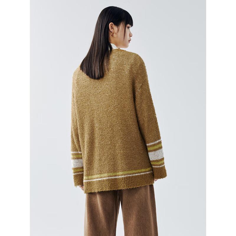 Peacebird Women's V-Neck Knitted Cardigan