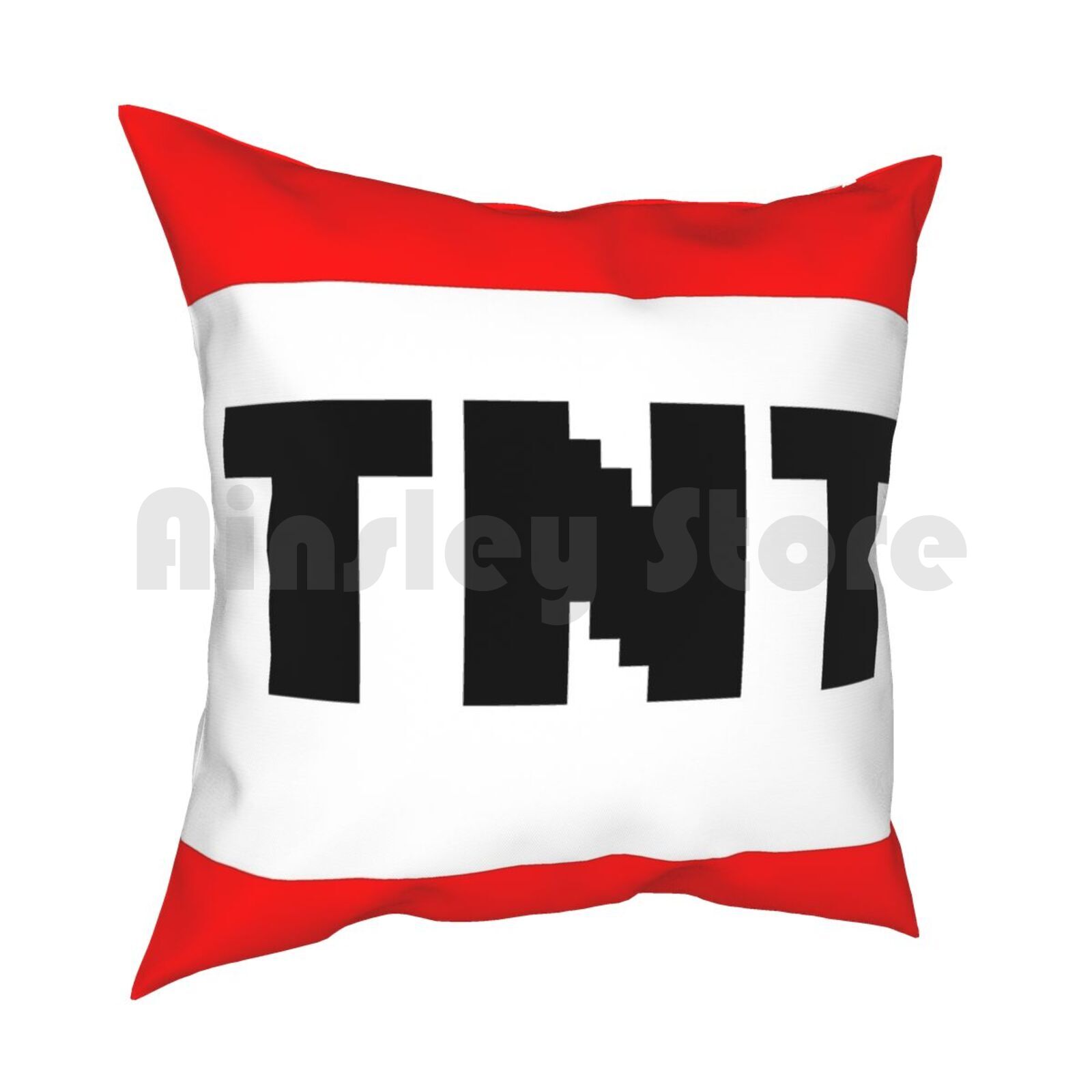 Tnt Pillow Case Printed Home Soft Throw Pillow Tnt Game Explosion Red Cool 30x30cm 12x12in