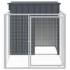 VidaXL Dog Niche with Yard, Dog Shelter with Roof, Pet Cage, Outdoor Patio House, 172357