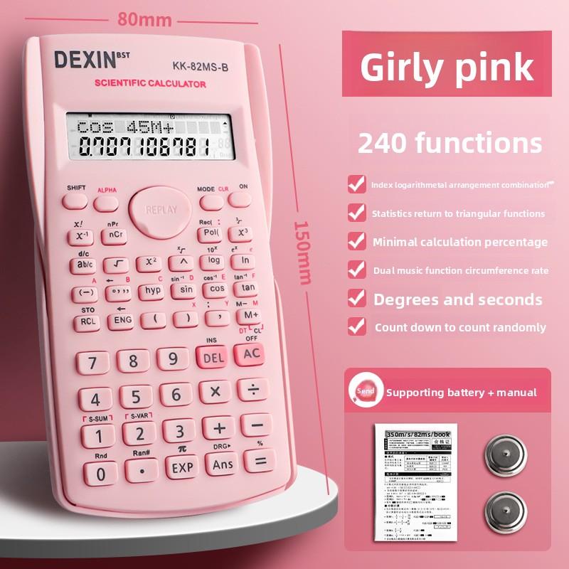 Calculator Student Scientific for Exams Accounting Functions Electronic Computer Primary School Grade Four CPA Special Use