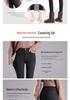 Women's Winter 2025 High-Waisted Thick Cotton Black Lambswool Pants