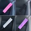 New Car Short Plush Seat Belt Shoulder Pad Cover Adjustable Soft Locator Warm Travel Bag Shoulder Pad Universal Cars Accessories