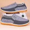 Fashion Men's Shoes Summer Breathable Canvas Shoes Fashion Outdoor Casual Sneakers for Men Oxfords Slip on Loafers Comfort Driving Shoes