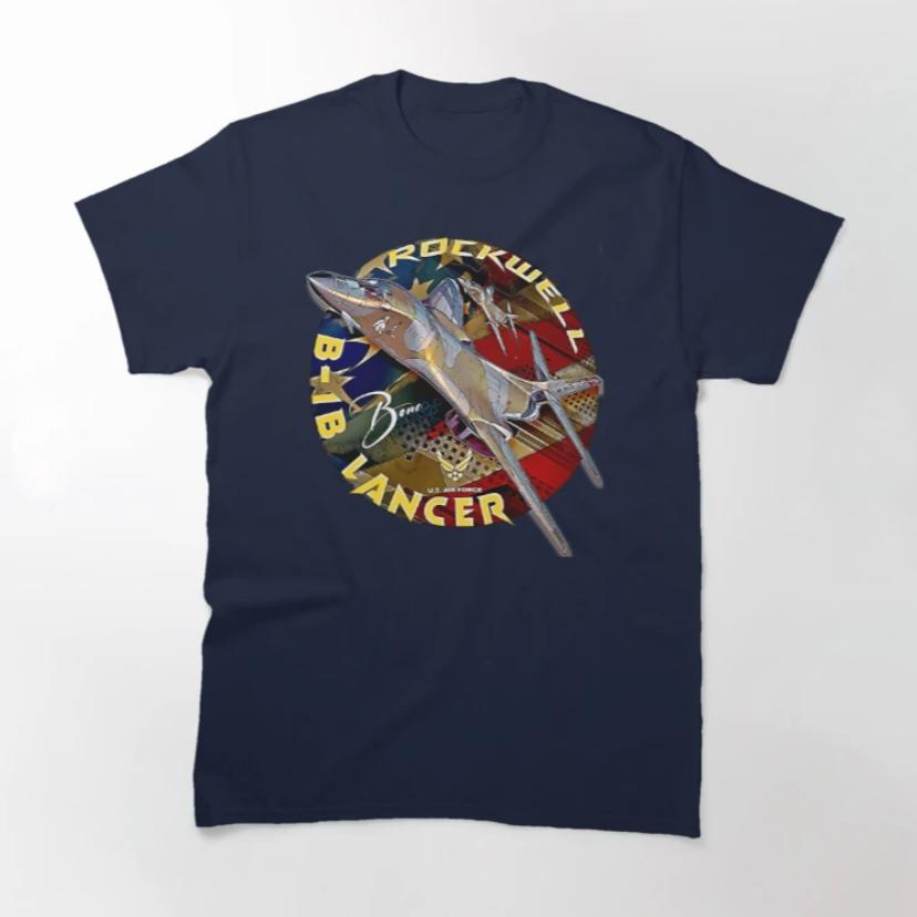 

USAF B1B Lancer Supersonic Strategic Bomber TShirt 100 Cotton ONeck Summer Short Sleeve Casual Mens Tshirt Size S3XL 4XL