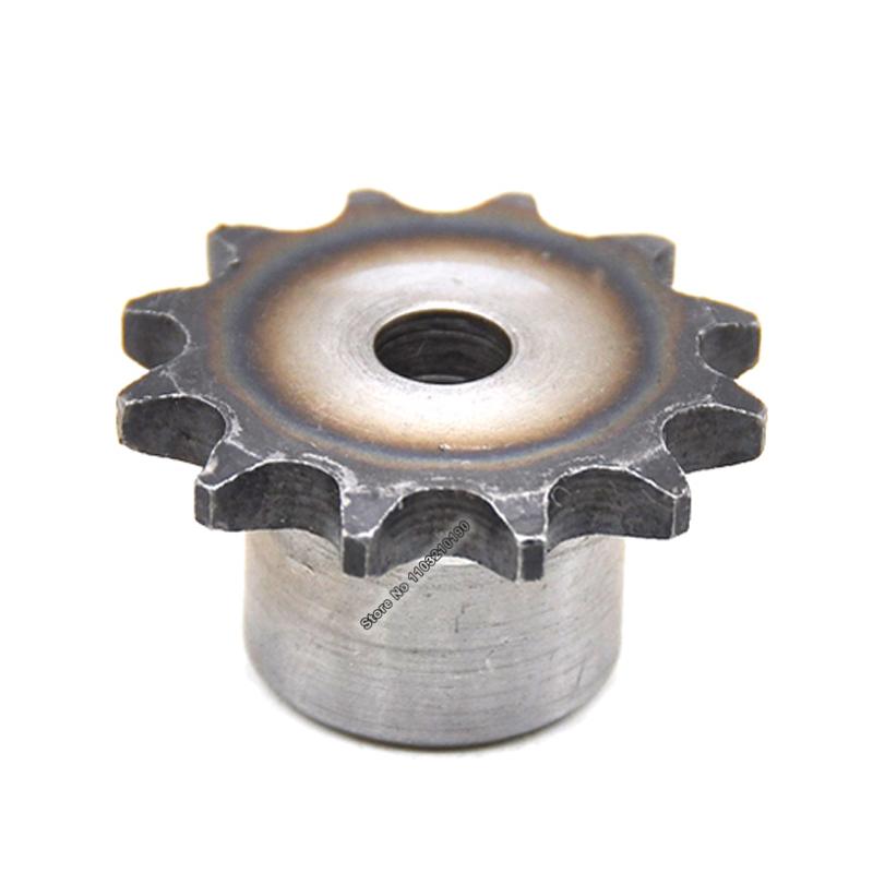 1pc 06B Industrial Drive Sprockets Wheel 45# Steel Chain Gears 26 27 28 29 30 31 32 33 34 35 36 37 38 39 40 41 Teeth Pilot Bore