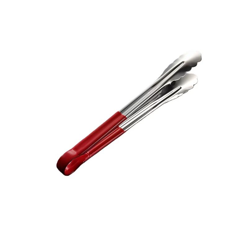304 Stainless Steel Food Tongs with Non-Slip Handle