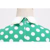 Vintage Polka Dot Printed Dresses for Women Summer Elegant Swing Rockabilly Party A Line Dress Ladies Midi Vestidos
