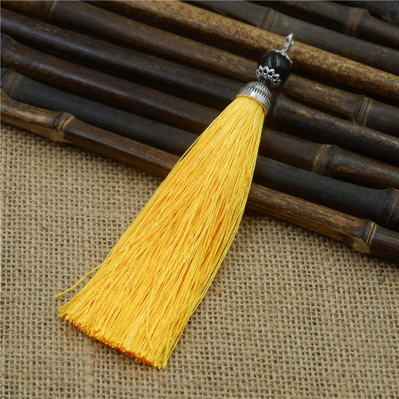 Tassel Ear With Hat Diy Handmade Ear Pendant High-End Lobster Buckle Tassel Ear Pendant