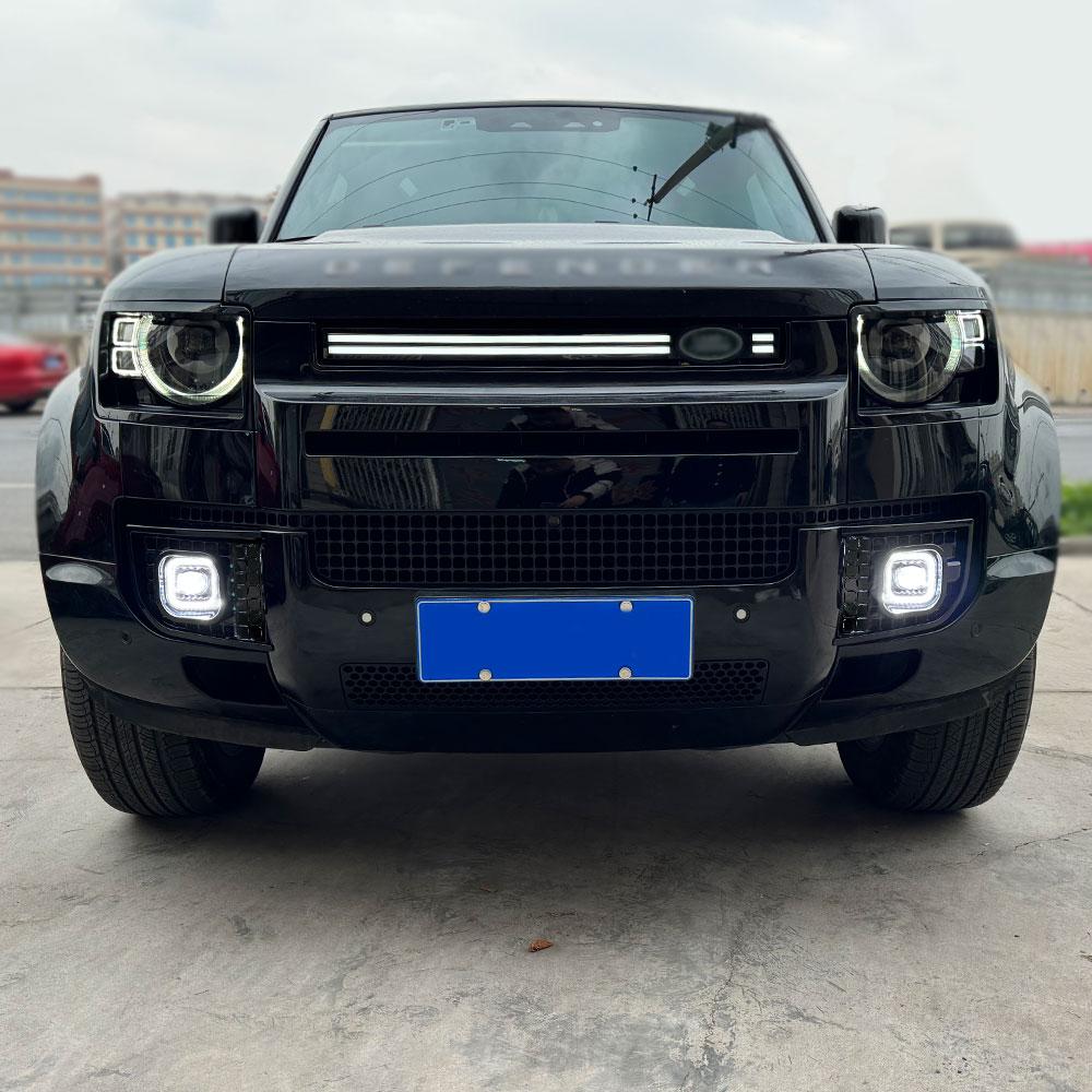 New Style LED Fog Lights Kit For Land Rover Defender 90 110 130 2020 2021 2022 Led Daytime Running Light Fog Lamp Headlight