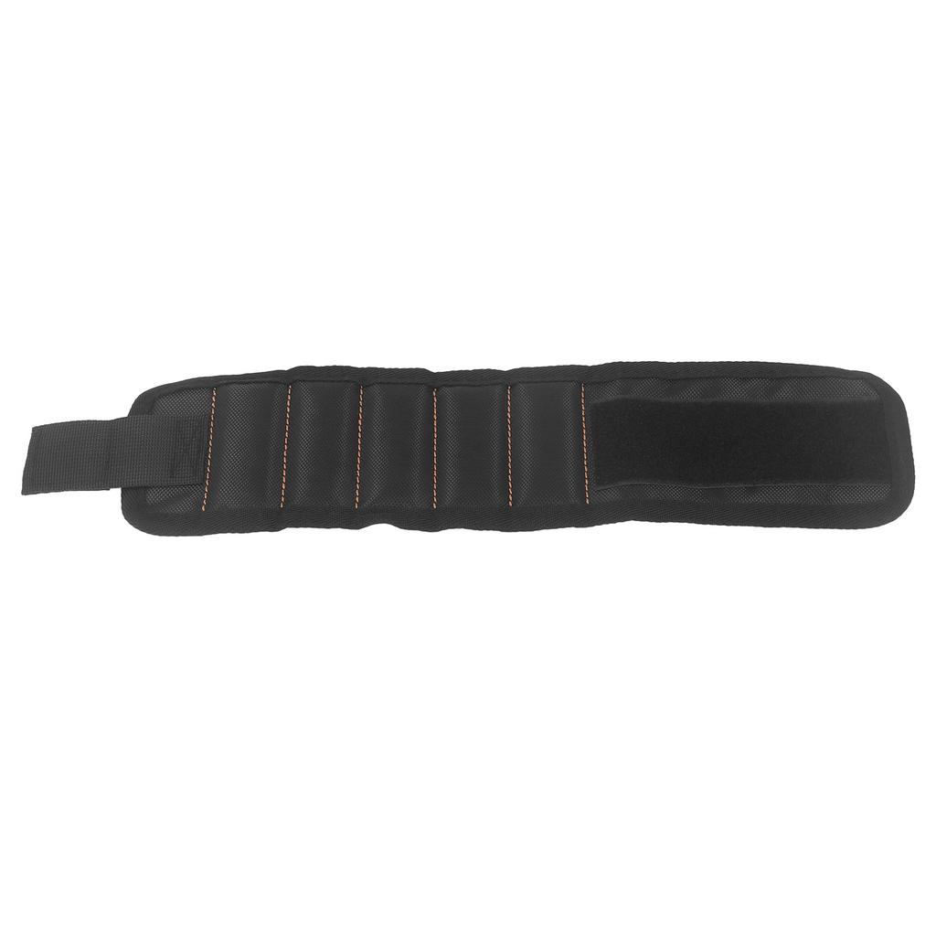 Magnetic Wristband 15 Magnets Oxford Cloth Portable Magnetic Screw Holder for Men Women Black