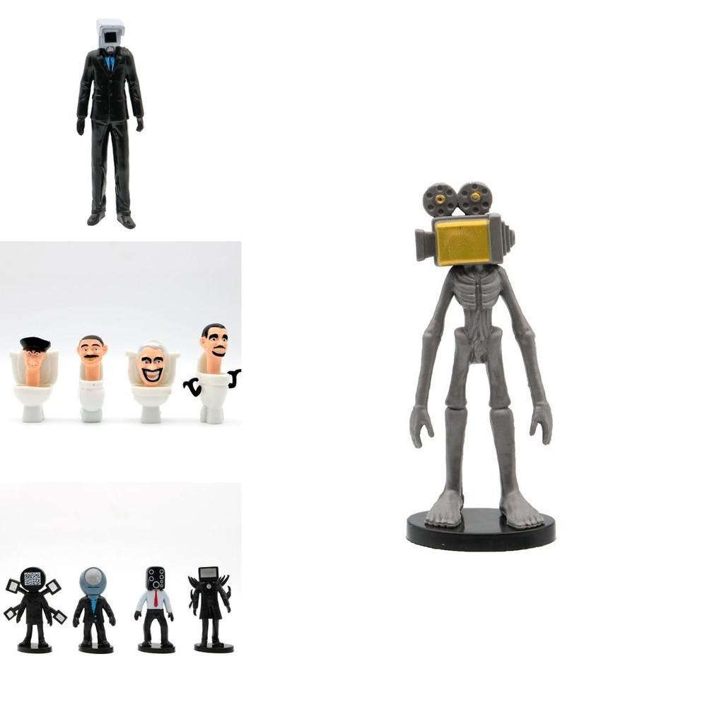 High-quality Pvc Material 2.5-4.5 Inch Toilet Man Vs Surveillance Man Action Figure Model Collectible