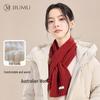 JIUMU Women's Wool Blend Cross Knit Neck Scarf