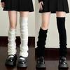 40/5070cm Length Knitted Leg Warmers Knitted Wool Leg Warmers Vintage Crochet Socks  Autumn Winter