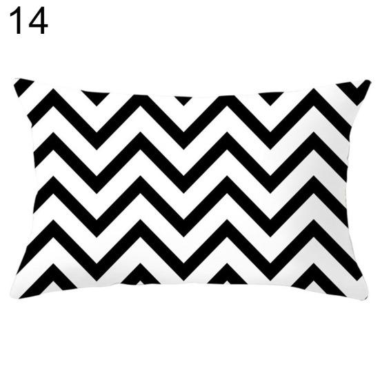 Talos Geometric Circle Triangle Wave Pillow Case Cushion Cover Sofa Bed Car Cafe Decor