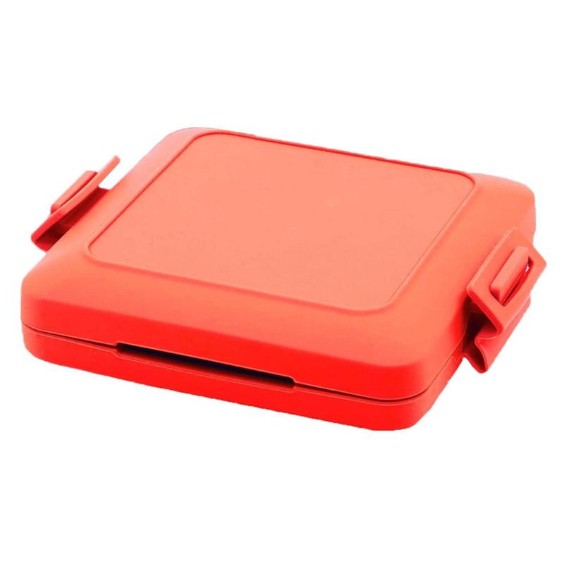 

Микроволновая печь для приготовления тостов Машина для приготовления сэндвичей в микроволновке Машина для приготовления вафель с тостами Простые закуски красный