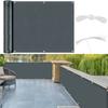 Balcony Privacy Screen Waterproof Patio Fence Cover Garden Sunshade Sail Shelter UV Protection Outdoor Deck Porch Cover Cloth