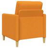 Sofa with Storage Dark Yellow 72 x 78 x 87 cm Polyester