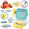 Children Cash Register Toys For Boys Girls Supermarket Cashier Calculation Analog Scanner Play House