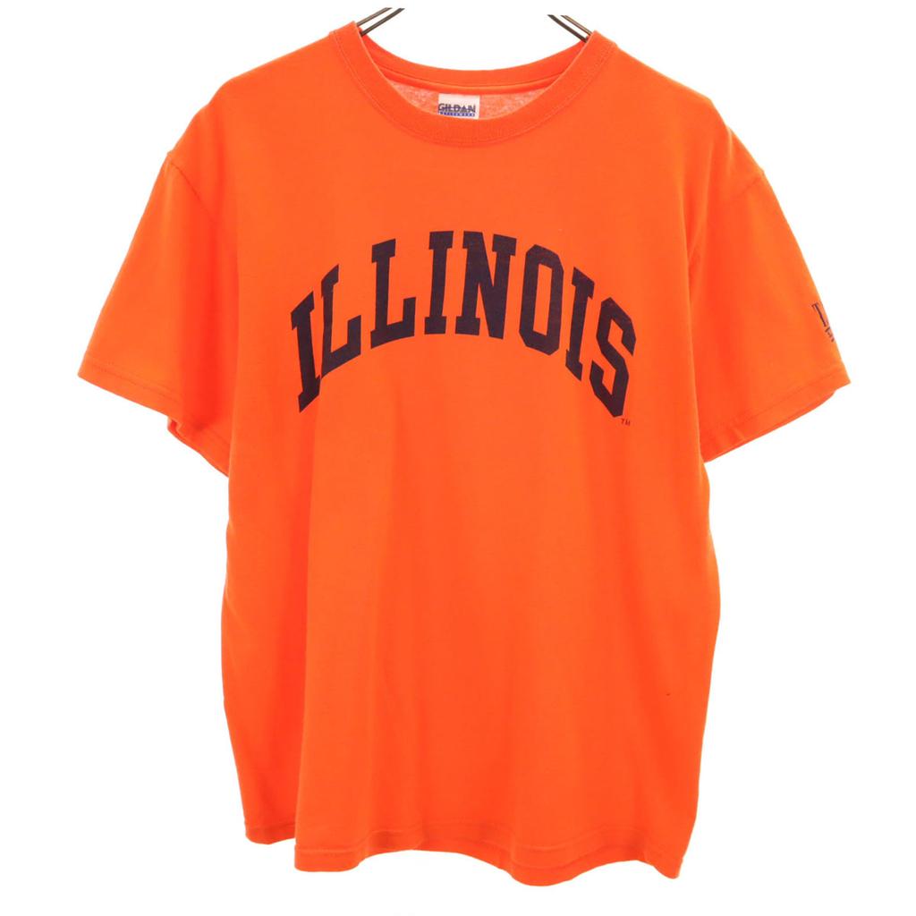 Gildan Short Sleeve T-shirt M Orange Men's Used