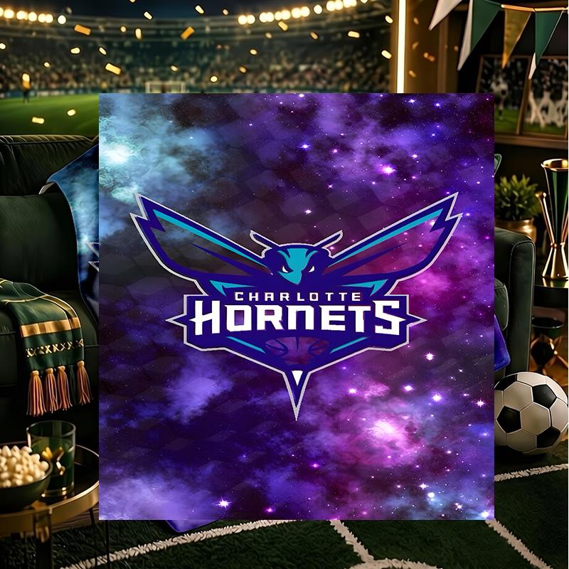Space Hornets Logo Blanket Lightweight Flannel Bedding Blanket Perfect for Travel, Camping, Living Rooms, Offices, Sofas, Fan Christmas gift