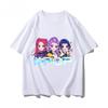 K-POP Magic Hunting Group Short Sleeve Casual Men and Women Cotton Anime Fashionable Versatile T-shirt Short Sleeve Top Clothes