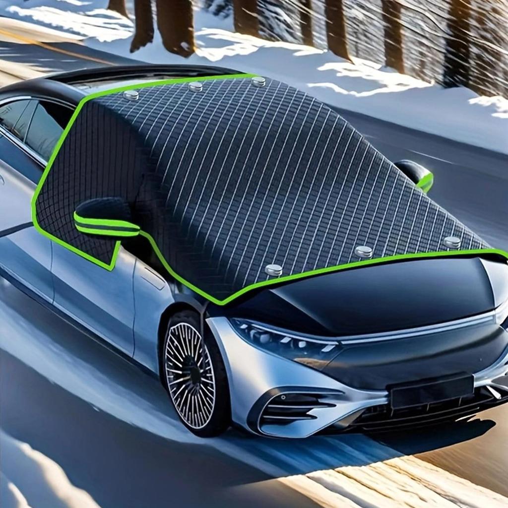 Car Windshield anti-frost cover Reflective car windshield anti-icing and snow cover with side window and rearview mirror protect