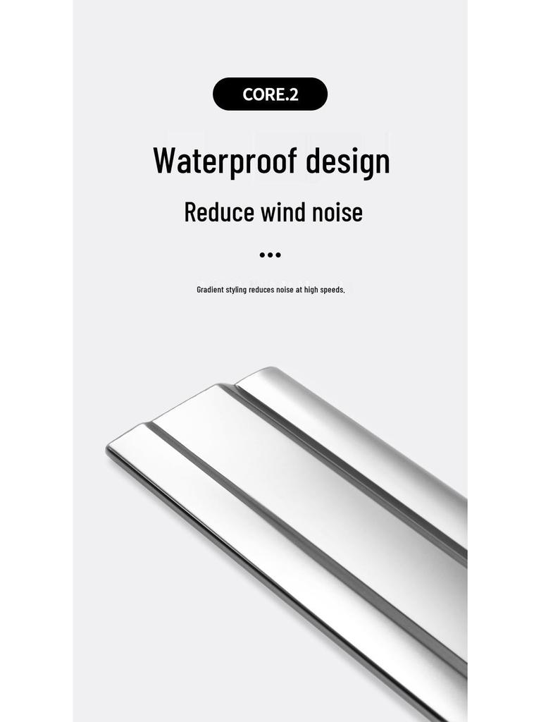 Haval M6 PLUS Auto Fenster Regenabweiser und Galvanisierte Regenschutz Außenverkleidung